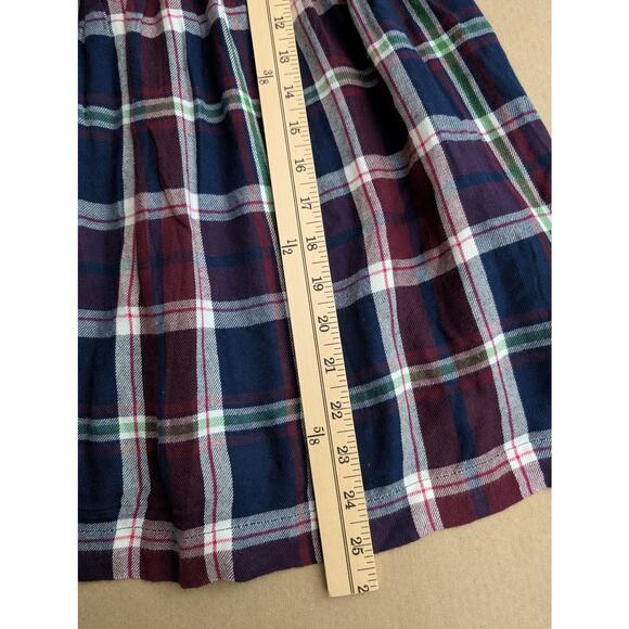 abercrombie & fitch strapless tartan plaid flannel dress medium nwt - Picture 8 of 8